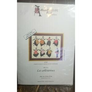 Les Arlesiennes Anagram Diffusion Cross Stitch Kit 29cm x 23cm GU13 B19